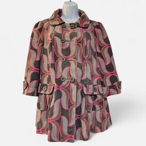 Vintage Elevenses Anthropologie Cotton Coat 12